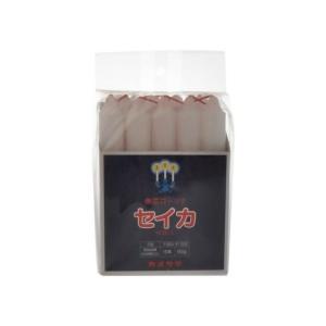 (あわせ買い2999円以上で送料無料)カメヤマ セイカ 赤芯ローソク 15号 18本