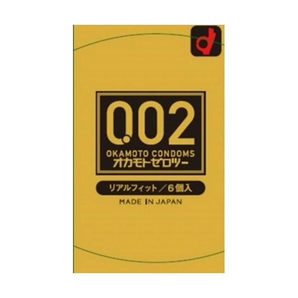 (あわせ買い2999円以上で送料無料)薄さ均一 オカモトゼロツー リアルフィット 6個入(コンドーム...
