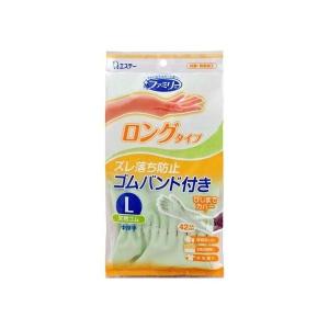 ファミリー 天然ゴム 中厚手 ロングタイプ L グリーン