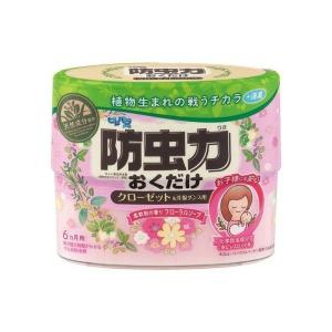 【あわせ買い2999円以上で送料無料】ピレパラアース 防虫力 おくだけ 消臭プラス クローゼット&洋服ダンス用 6カ月用 フローラルソープ 300ml｜kenkoo-life