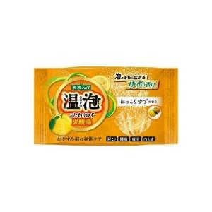 【あわせ買い2999円以上で送料無料】アース製薬 温泡 こだわりゆず 炭酸湯 ほっこりゆず 1錠