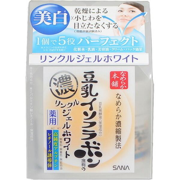 【送料無料・まとめ買い×4個セット】常盤薬品工業 サナ なめらか本舗 薬用リンクル ジェル ホワイト...