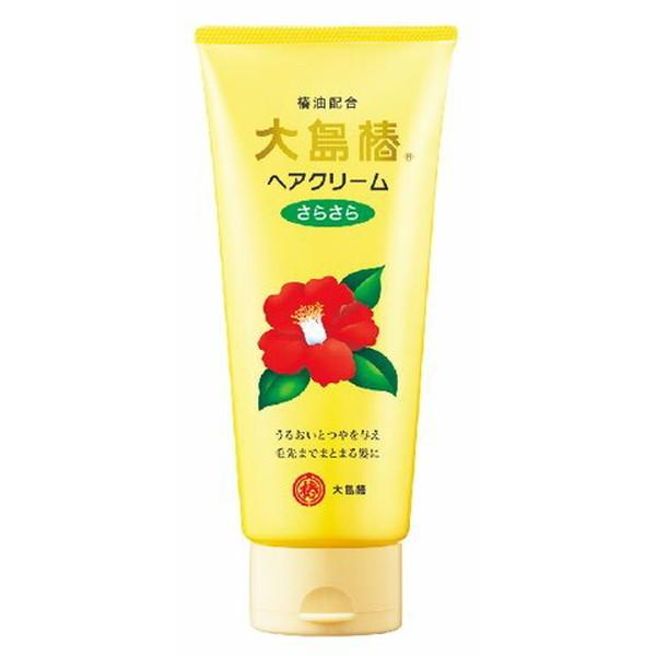 【送料無料・まとめ買い4個セット】大島椿 ヘアクリーム さらさら 160g 鉱物油フリー、無香料、無...