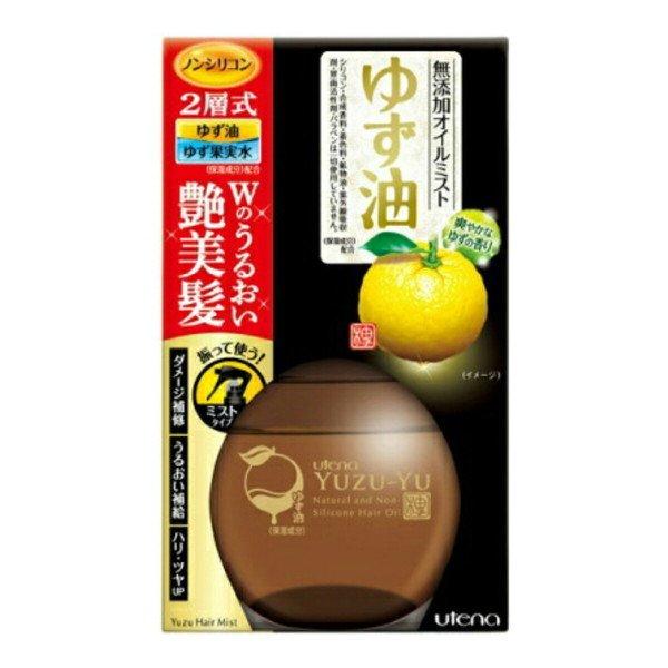 【送料無料・まとめ買い4個セット】ウテナ ゆず油 無添加オイルミスト 180ML 振って使う2層式の...