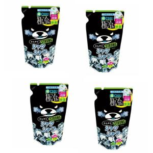 (送料無料・まとめ買い×４)ときわ商会 ひんやり シャツシャワー ストロング ミント つめかえ用 400ml×４点セット(4944134032666)