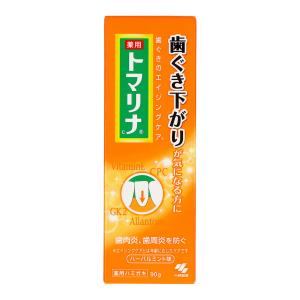 (送料無料・まとめ買い4個セット)小林製薬 薬用トマリナ 90g ハーブミント 医薬部外品 歯茎のための薬用ハミガキ ( 歯周炎 歯槽膿漏の予防 )