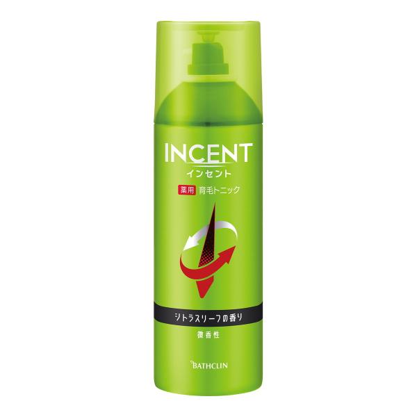 (送料無料・まとめ買い×4個セット)バスクリン INCENT インセント 薬用 育毛トニック 微香性...