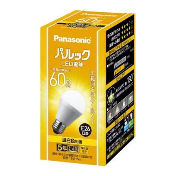 【送料無料・まとめ買い×6個セット】パナソニック LDA7WWGK6 パルック LED電球 60形 ...