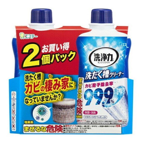 【送料無料・まとめ買い×6個セット】エステー 洗浄力 洗たく槽クリーナー 550g×2コ入