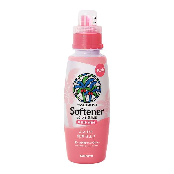 【送料無料・まとめ買い×6個セット】サラヤ SARAYA ヤシノミ 柔軟剤 本体 無香料 520mL