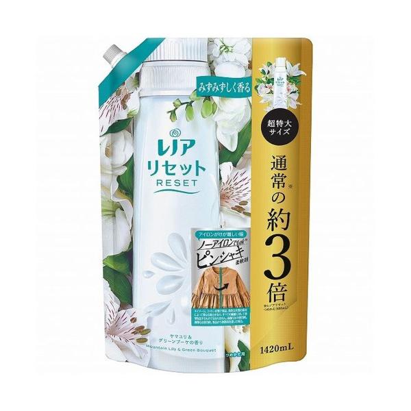 【送料無料・まとめ買い×6個セット】P&amp;G レノア リセット ヤマユリ&amp;グリーンブーケの香り つめか...