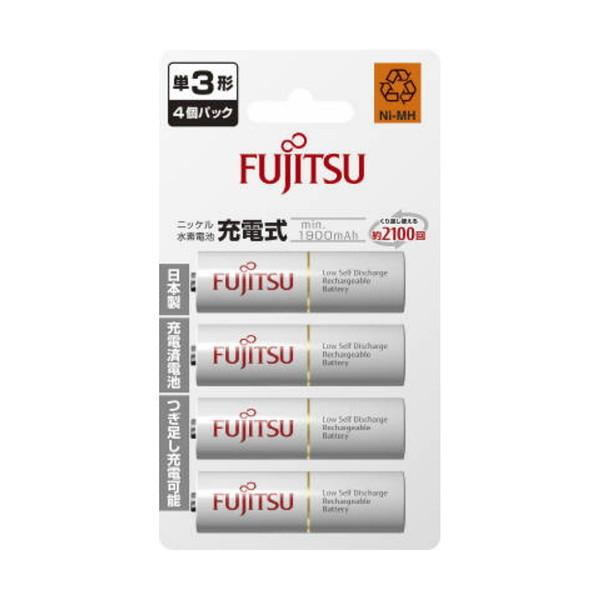 【送料無料・まとめ買い×6個セット】FUJITSU 充電池 単3形 HR-3UTC (4B) min...