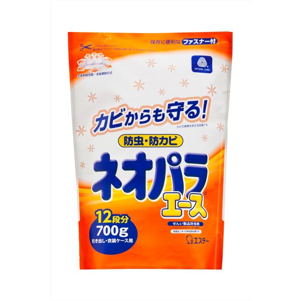 【送料無料・まとめ買い×7個セット】エステー ネオパラエース 引き出し・衣装ケース用 700g