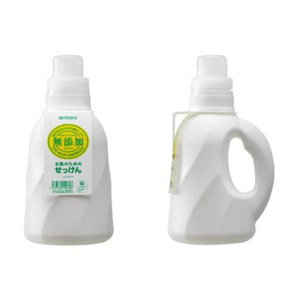【送料無料・まとめ買い×8個セット】ミヨシ石鹸 無添加 お肌のための洗濯用液体せっけん ボトル 11...
