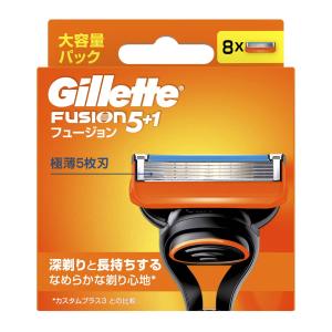 【送料無料・まとめ買い×8個セット】P&G ジレット フュージョン マニュアル 替刃 8B 8個入