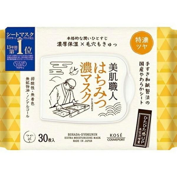 【送料無料・まとめ買い×12個セット】コーセーコスメポート クリアターン 美肌職人 はちみつマスク ...