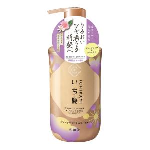 (送料無料・まとめ買い×12個セット)いち髪 ダメージリペア&カラーケア シャンプー 本体 洗練されたレモン花と清らな桜三分咲きの香り 450mL