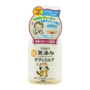 【送料無料・まとめ買い×18個セット】マックス うるおう無添加 ボディミルク ラスカル 400ml