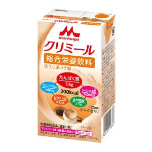 (送料無料・まとめ買い×24個セット)森永乳業 クリミール ほうじ茶ラテ味 125ml 総合栄養飲料