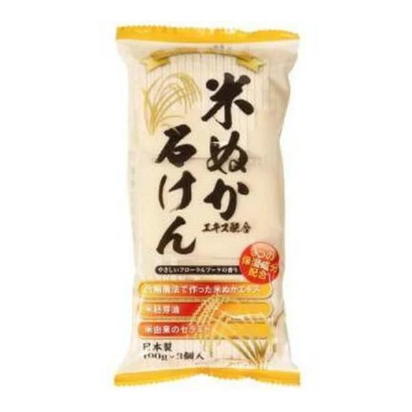 【送料無料・まとめ買い×30個セット】マックス 米ぬか 石けん 100G×3個入 フローラルブーケの...