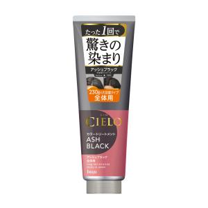 (送料無料・まとめ買い×30個セット)ホーユー シエロ カラートリートメント 全体用 アッシュブラック 230g 白髪 ヘアカラー