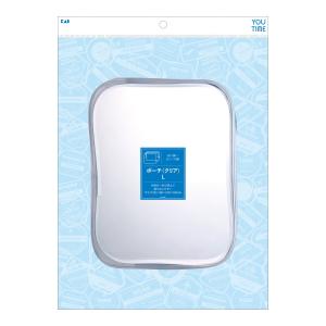 (送料無料・まとめ買い×40個セット)貝印 ポーチ クリア L KC1356