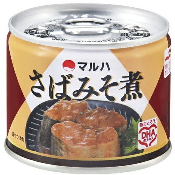 【送料無料・まとめ買い×48個セット】マルハニチロ マルハ さば みそ煮 EO缶 190g