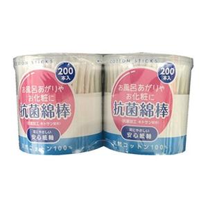 (あわせ買い2999円以上で送料無料)リブ・ラボラトリーズ 抗菌綿棒A 200本x2個入