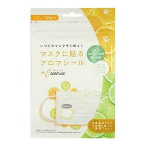 【あわせ買い2999円以上で送料無料】せんせん マスクに貼るアロマシール プラス エッセンス オレンジ &amp; ライムの香り 12枚入