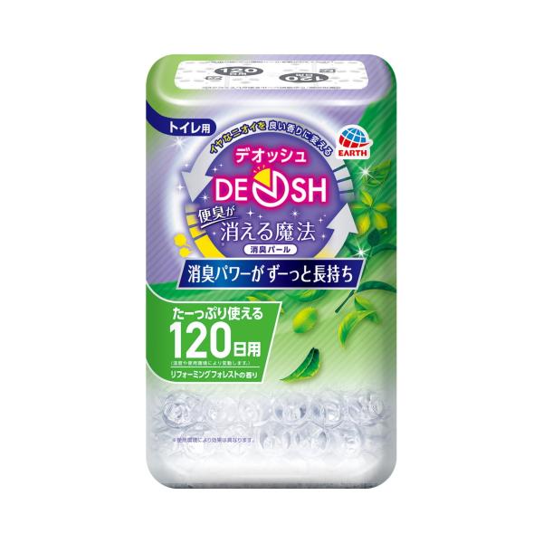 【あわせ買い2999円以上で送料無料】アース製薬 DEOSH デオッシュ トイレ用 消臭パール リフ...