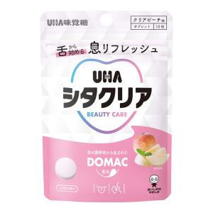 【あわせ買い2999円以上で送料無料】UHA味覚糖 舌から始める 息リフレッシュ UHA シタクリア タブレット クリアピーチ味 10粒｜kenkoo-life