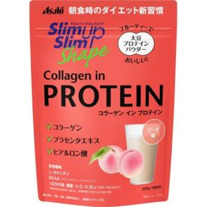 (あわせ買い2999円以上で送料無料)アサヒ スリムアップスリム シェイプ コラーゲン イン プロテイン 225g 大豆プロテインパウダー