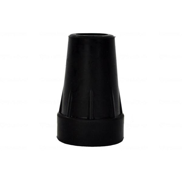 【あわせ買い2999円以上で送料無料】ウェルファン 杖用 ゴムチップ ブラック 16φ 介護用品