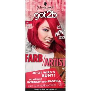 【あわせ買い2999円以上で送料無料】ヘンケルジャパン got2b カラークリーム ロリポップレッド 1セット