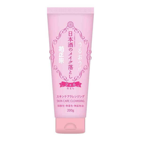 【送料無料・まとめ買い×4個セット】菊正宗 日本酒のメイク落とし スキンケア クレンジング ジェル ...