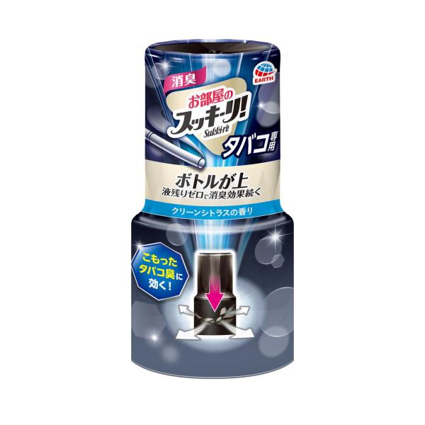 【送料無料・まとめ買い×8個セット】アース製薬 お部屋のスッキーリ! タバコ用 クリーンシトラスの香...