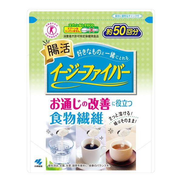 【送料無料・まとめ買い×8個セット】小林製薬 イージーファイバー トクホ パウチ 280g 特定保健...