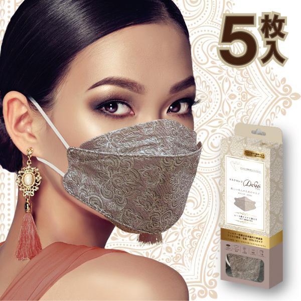 「メール便cp 1通(3袋まで)198円」 マスク セレブ Dewi BFE 99% サファイア ・...