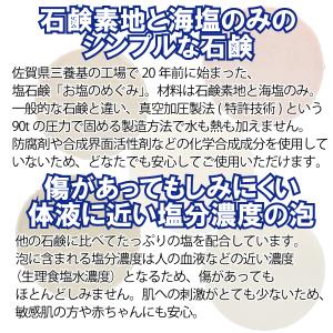 メール便Y 送料無料 塩 石鹸 お塩のめぐみ ...の詳細画像2