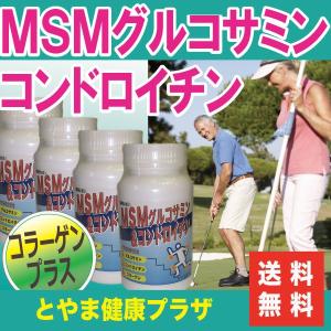 【送料無料】お得な4本セット♪フシブシに必要なグルコサミン、...