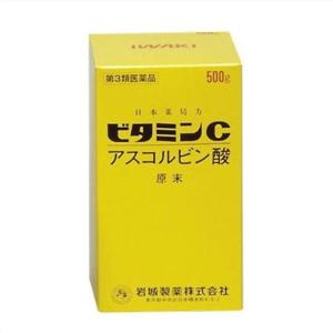 送料無料 【第3類医薬品】ビタミンC「イワキ」 500g ●翌日配達「あすつく」対応商品（休業日を除く）●｜kenkou1bankan