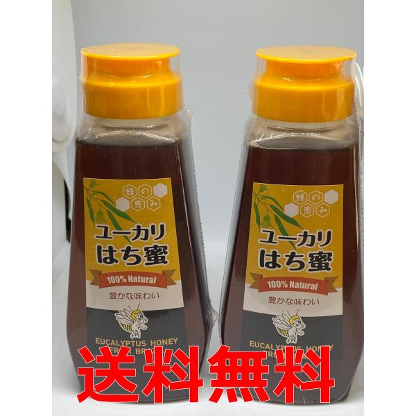 ユーカリはちみつ　サンフローラ　100％天然ブラジル産　300ｇボトル 2本セット