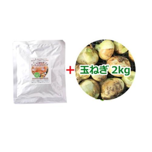 ベジタリアンミートハンバーグ 140g + 玉ねぎ 2kg（今なら小さい玉ねぎ500gプレゼント中）...