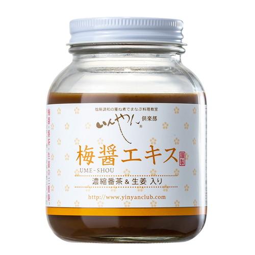 梅醤エキス 濃縮番茶＆生姜入り 250g【国内産有機梅干】【天然醸造醤油使用】【いんやん倶楽部】【あ...