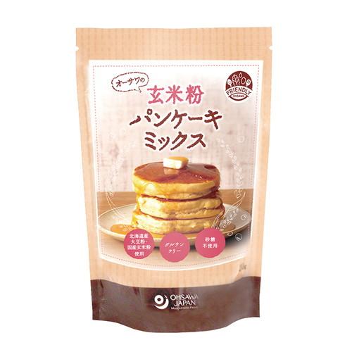 オーサワの玄米粉パンケーキミックス 200g 【オーサワジャパン】