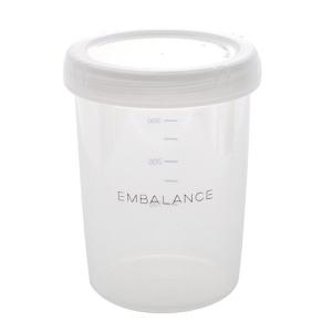 EMBALANCE DEEP ROUND CONTAINER（エンバランスディープラウンドコンテナ） クリア S 500ml 【エンバランス】｜kenkousupport