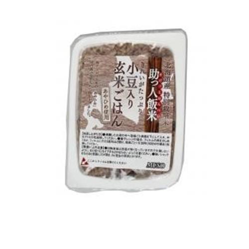 助っ人飯米・小豆入り玄米ごはん（160g）【ムソー】