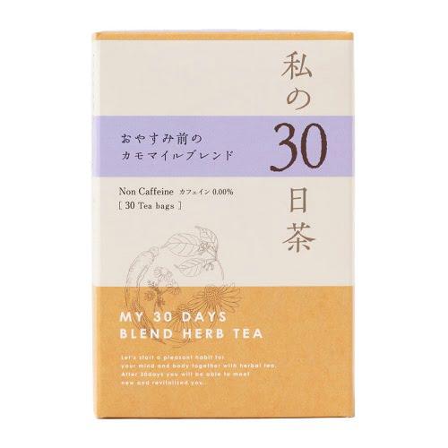 私の30日茶 おやすみ前のカモマイルブレンド ティーバッグ （30ヶ入） 【生活の木】