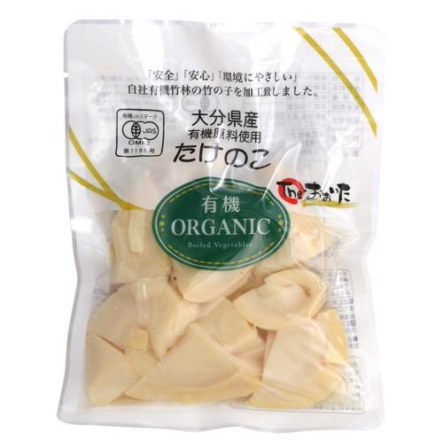 大分県産 有機竹の子スライス （80g） 【クローバー食品】