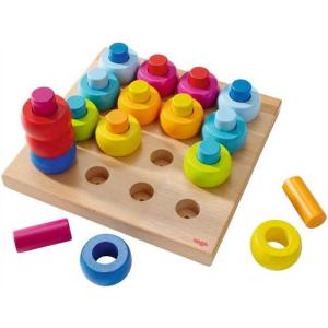 HABA カラーリングのペグ遊び HA2202 知育玩具 木製 木のおもちゃ